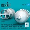 RESKIT RS72-0571 Mk-XVII Depth bombs (350 lb) (4 pcs) (PB4Y-1, PB4Y-2, PBY/PBN, PB2Y, SB2C, SOC, SO3C, SC, SBD, JRF, J4F, TBF/TBM, PV-1, PV-2, PBM, PBJ, OS2U, SB2U) (3D Printed) (1/72)